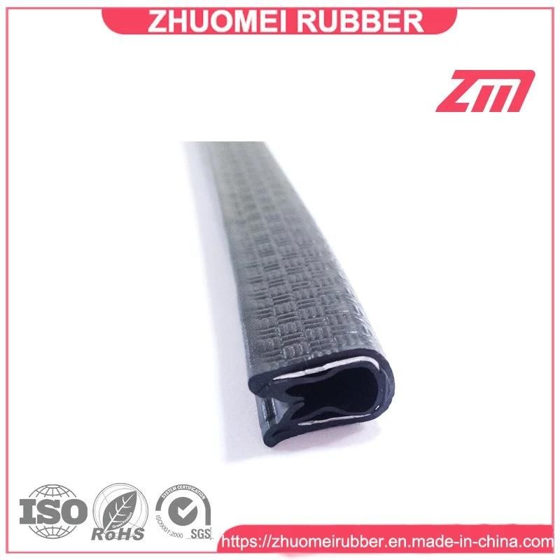 Small Size Flexible PVC Rubber Seal Strip Metal Clips