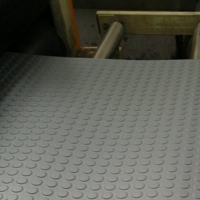 Gray Anti-Slip Rolled Rubber Floor Mats Round Stud Rubber Sheet