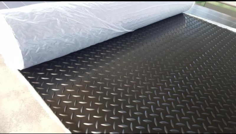 Wide Broad Ribbed Rubber Mat Thickness From 3mm to 12mm China Manufacturer