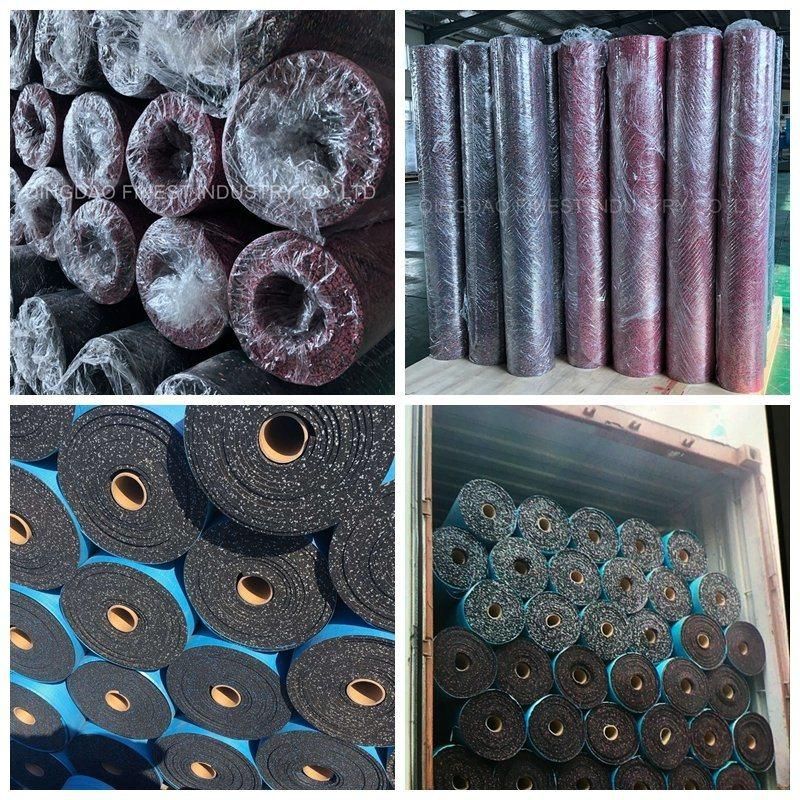 2019 Waterproof Indoor and Outdoor Rubber Material Flooring Roll Mat