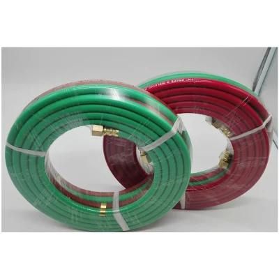 1/4&quot; Twin Welding Hose 25FT with Brass Connectors
