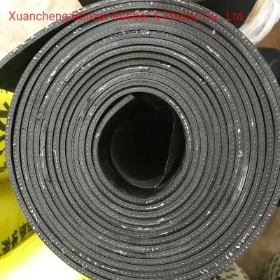 Hot Sale Insertion Rubber Sheet Rubber Floor with Nylon, Cloth, Fabric