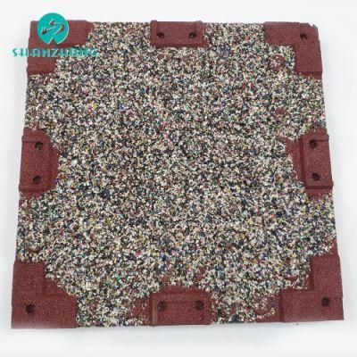 Non-Slip Elastic Rubber Mats Tile Smooth Surface Flame Retardant Flooring Rubber Mat