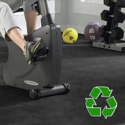 Gym Rubber Flooring Mat / Garage Gymnasium Flooring Tile