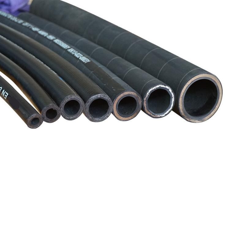 Black Rubber 1 2 3 Inch Flexible Water Pump Suction Hose