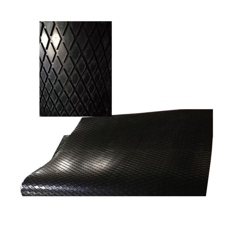 Cn Backing Diamond Pattern Rubber Pulley Lagging