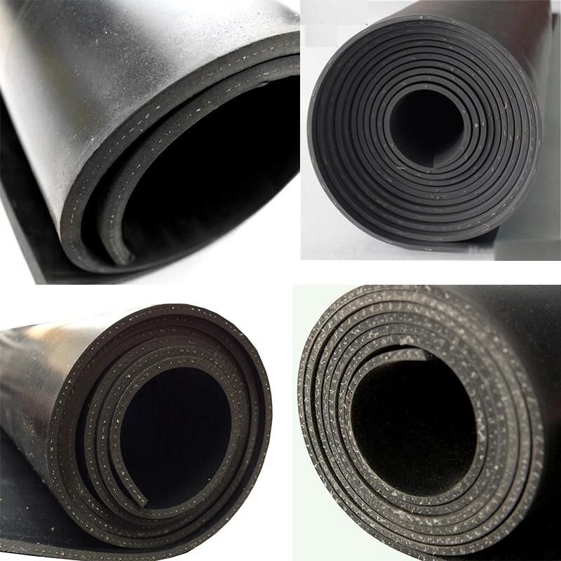 Different Material SBR/NBR/EPDM Rubber with Cloth Insertion Fabric Cloth Cotton Nylon Rubber Sheet