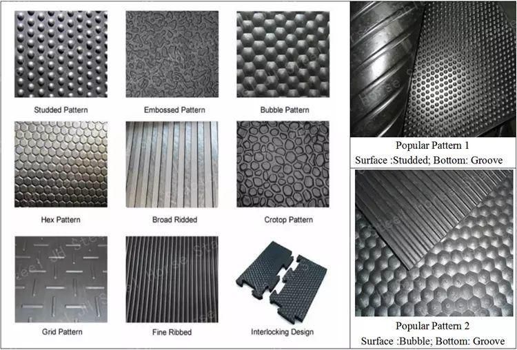 Horse Cow Stall Floor Rubber Mat/Hammer Cow Mat