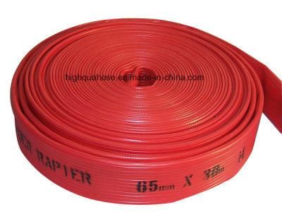 High Pressure Brandslang Rubber Fire Hose Is Used for Fire Transportation Water