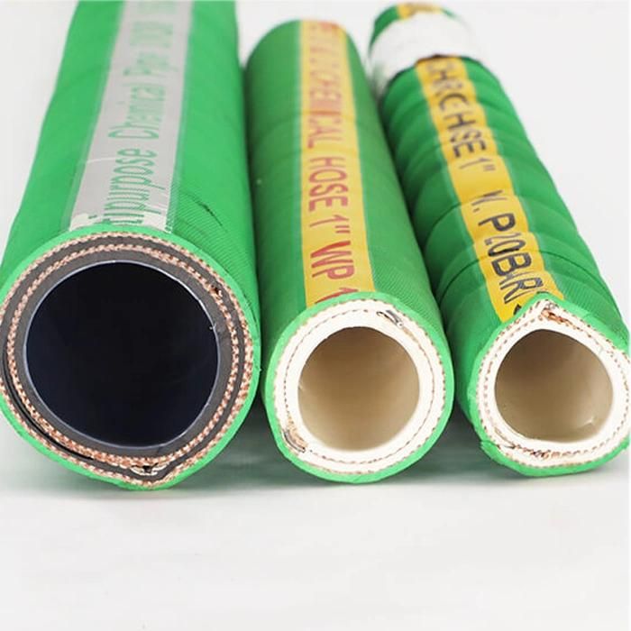 Flexible Colorful Acid Resistant Chemical Transfer Braided Rubber Hose