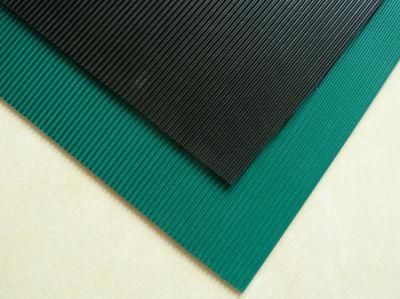 Striped Truck Bed Mat, Anti-Slip Rubber Sheet, Garage Rubber Sheet