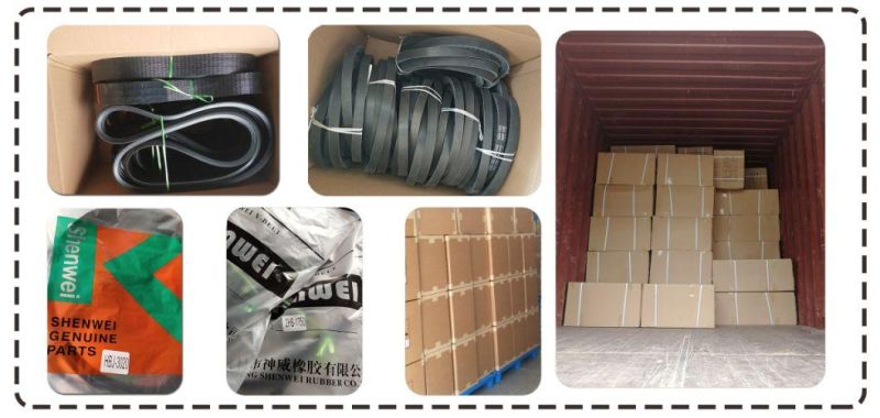 World Ruilong Harvester Rubber V Belt 9j-4-1600