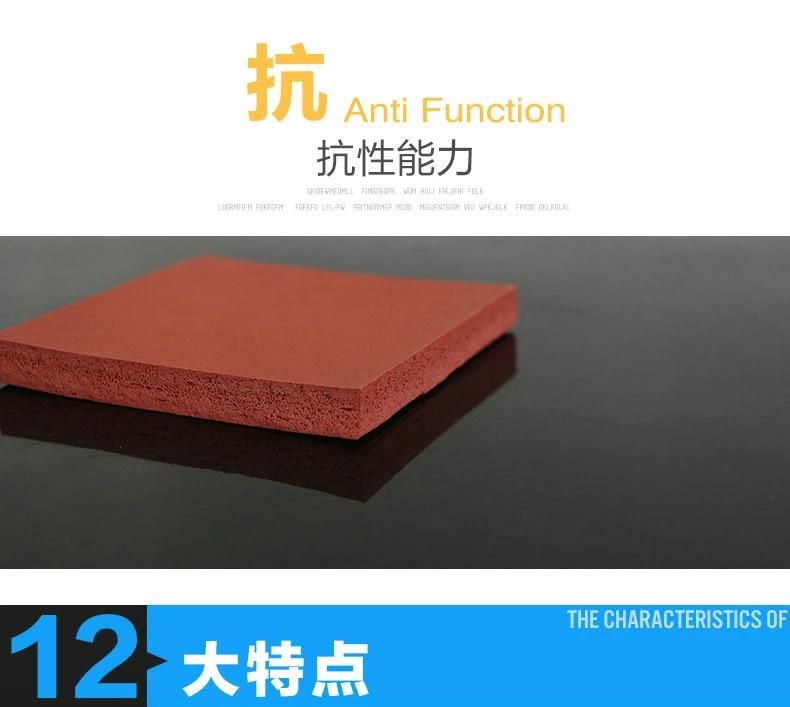 1.5-50mm X 0.5-1.5m X 1-10m Close Cell Silicone Sponge Sheet, Silicone Foam Sheet