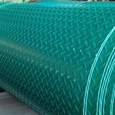 Factory Manufacture Green Diamond Rubber Floor/Green Anti-Slip Rubber Sheet/Flooring Mat