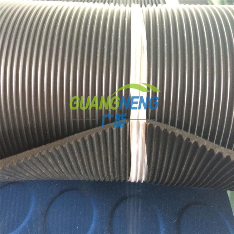 Rib Rubber Sheet for Workshop/Anti-Abrasive Cloth Insertion Rubber Sheet