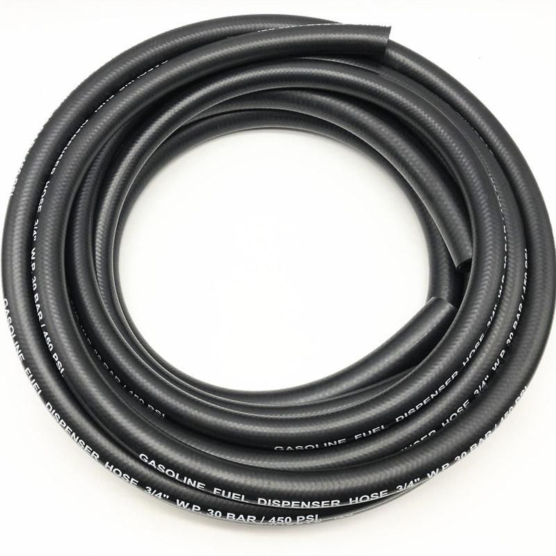 New 100% Vulcanized Flexible Rubber Petroleum Pipelines 1 Inch Reinforced with Metal