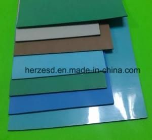 Drain Static Charge Antistatic ESD Rubber Sheet Table Mat