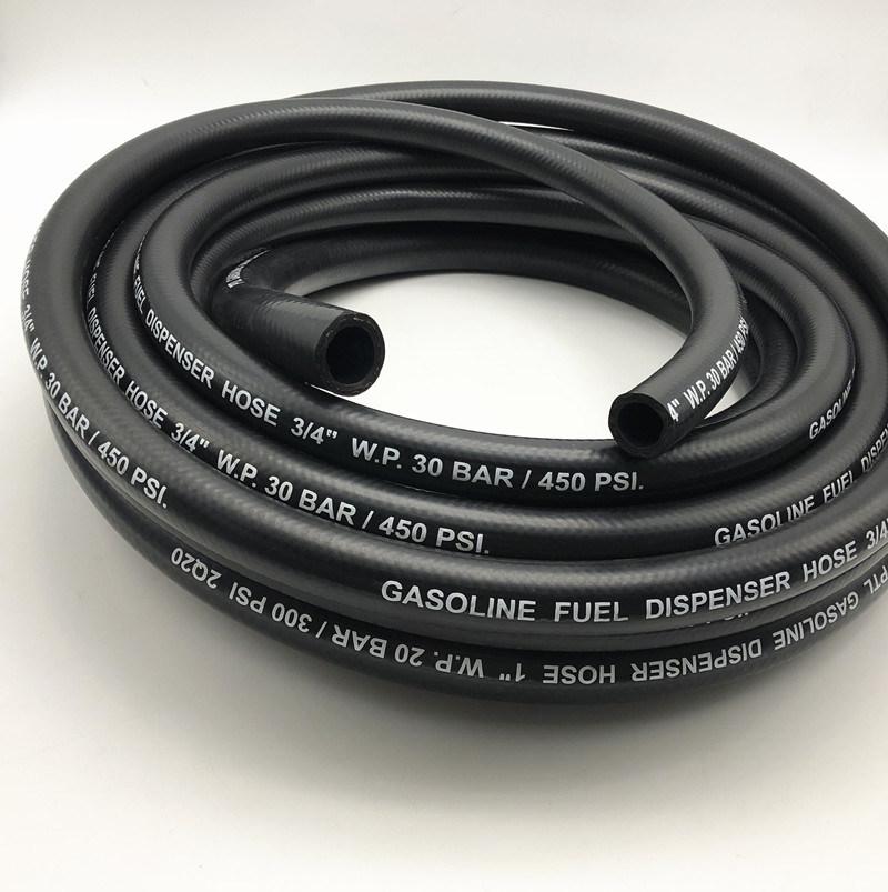 Rubber Wire Braided Fuel Dispenser Hose / Gasoline Pump Hoses