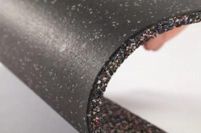 Rubber Carpet Tiles with Colorful EPDM Grains Gym Rubber Floor+Gym Tile in China