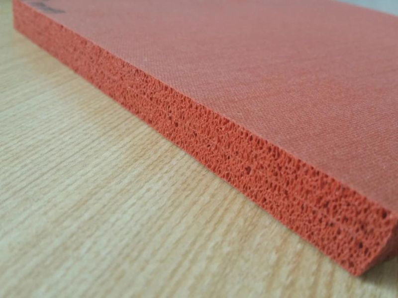 Silicone Sponge Rubber Sheet, Silicone Foam Rubber Sheet with Smooth Surface