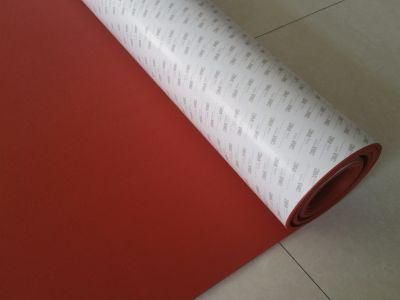 Aging Resistant Silicone Foam Sheet, Silicone Sponge Sheet with 3m Adhesive