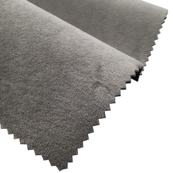 Shockproof Soft Grey Velour Fabric Neoprene for Lens Sleeve
