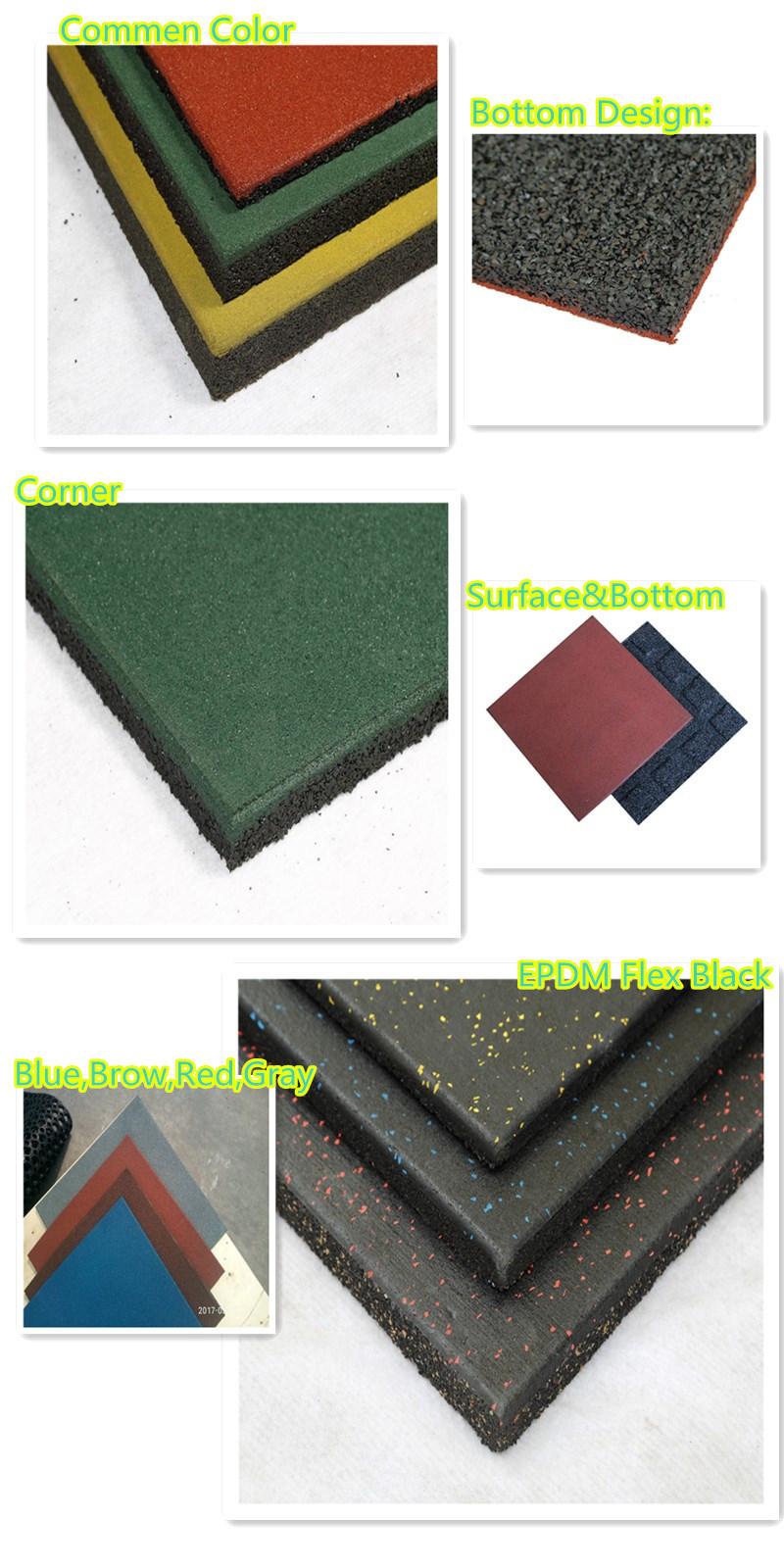 EPDM Sports Court Rubber Floor Tiles/ Rubber Flooring Mat