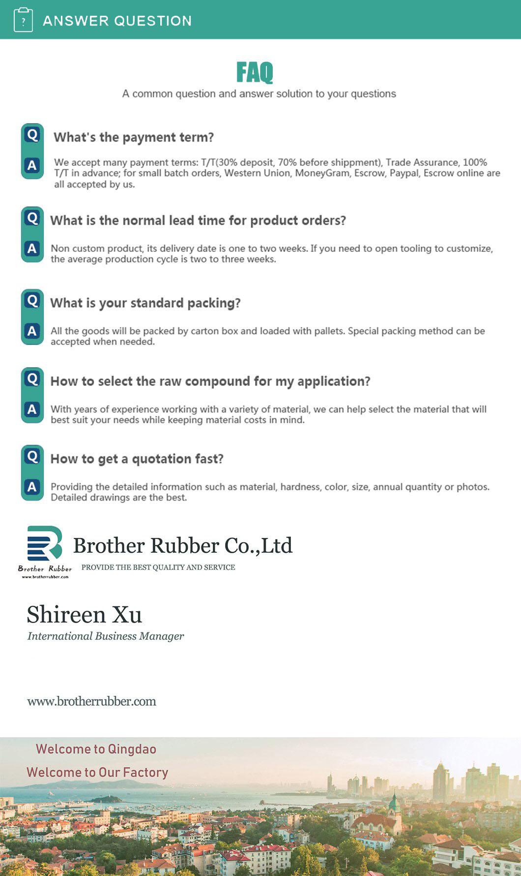 Rubber Sealing Strip/Extrusion Profile/Extruded EPDM Hard Foam Rubber Seal