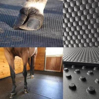 Hot Sale Anti Slip Cow Cubicle Cattle Horse Stable Stall Alley Milking Rubber Mat