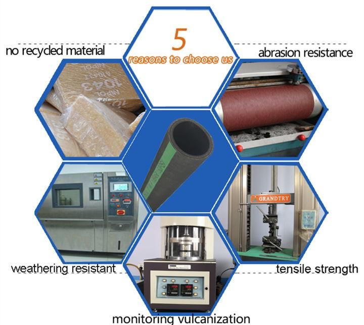 OEM Durable Non-Kinking Multi-Purpose Synthetic Rubber Drinking Water Hose