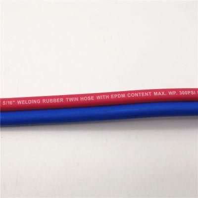 EPDM Fiber Braided 5/16&quot; Twin Welding Hose for Oxy-Acetylene