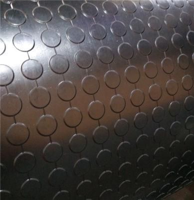 3mm Black Stud Rubber Sheet Stud Mat Round Coin Rubber Sheet
