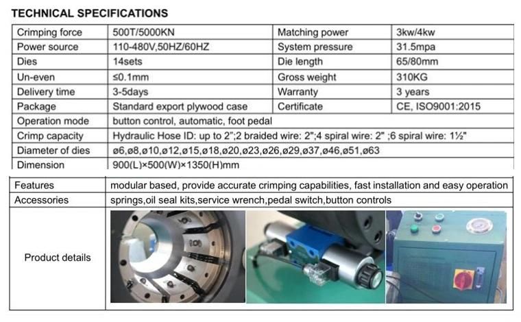 Htm-51z1 Automatic Hose Crimping Machine