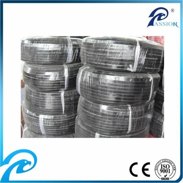 10 X 17mm Smooth Rubber Fuel Hose with Fiber Braided