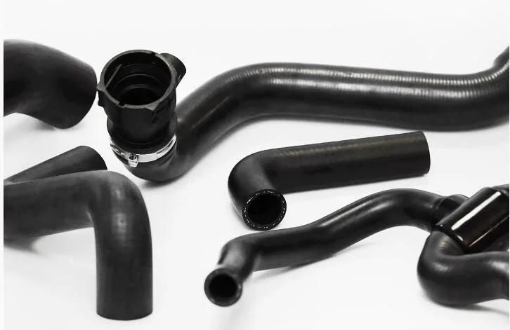 Black EPDM Rubber Hose, Water Hose 3/4" I. D 90 Degree Elbow Hose