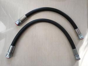 SAE 100 R6 Single Fiber Braided Hydraulic Rubber Hose Pipe