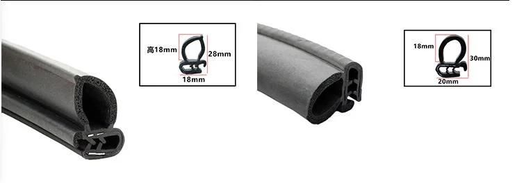 Black EPDM Rubber Extrusion/Profile for Automobile, Ovan