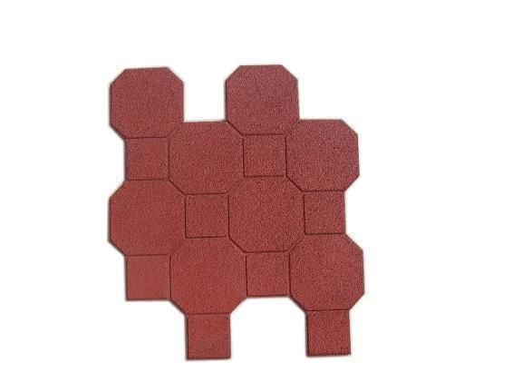 Elastic Rubber Outdoor Playground Mats/Rubber Tile