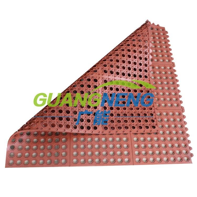 Oil Resistance Interlocking Anti Slip Rubber Mat/Anti-Slip Kitchen Mats
