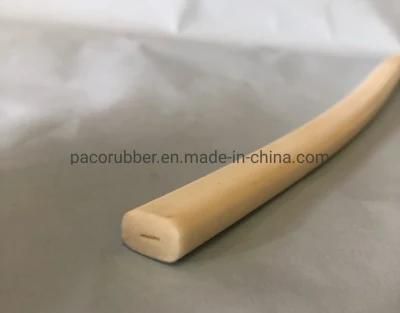 Flexible White Silicone Foam Strips for Decoration