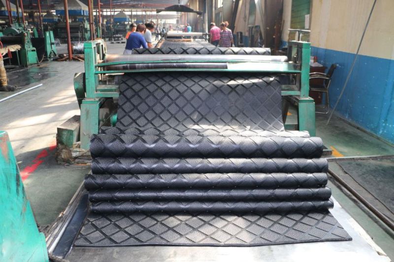 FKM SBR EPDM Nitrile Neoprene Silicone Butyl Anti-Slip Industrial Rubber Sheet
