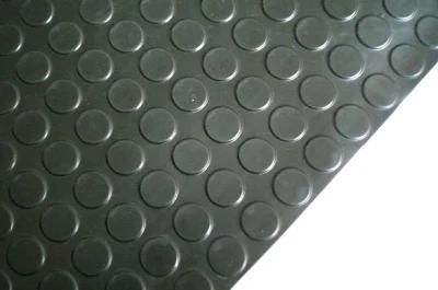 3mm 5mm Anti Slip Coin Round DOT Rubber Sheet