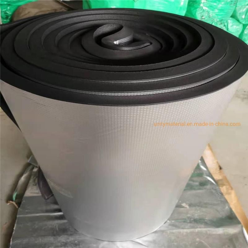Flame Retardant and Heat Proof Pipe Thermal Insulation NBR PVC Rubber Plastic Sponge Fire Resistant Pipe with Aluminum Foil as EVA, PE, EPDM, Cr