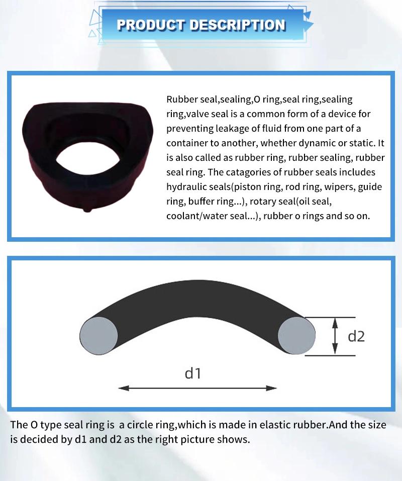 OEM Factory Customize Natural Elastic Rubber O Ring Rubber Seal Ring