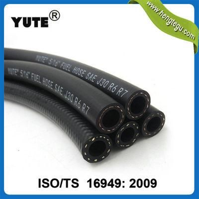 Fiber Reinforced and Oil Fuel Resistant Rubber Hose with Saej30 R7 Standards