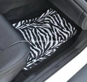 High Quality Good Sale Carpet Car Mat with Zebra Pictures