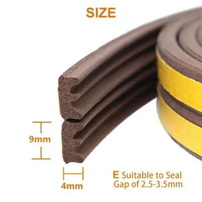 Self-Adhesive Doors and Windows Draught Excluder Foam Seal Strip