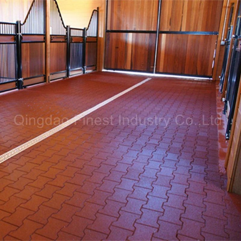 Quailfied Dog Bone Residential Outdoors Floor Rubber Pavers