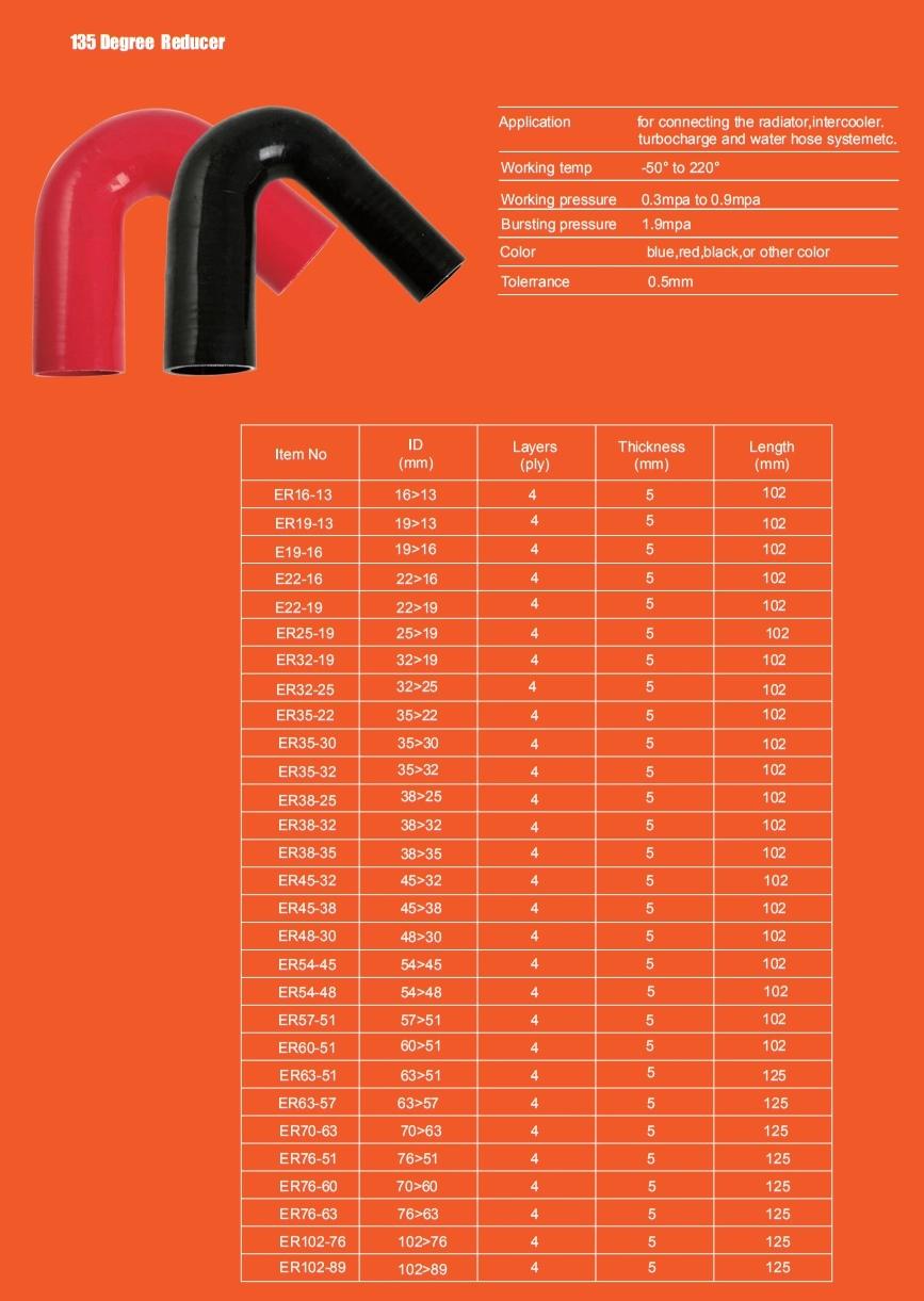 90 Degree Elbow Hose Single Hump Silicone Hose Silicone Reducer Hose Charge Air Cooler Hose Hump Silicone Hose