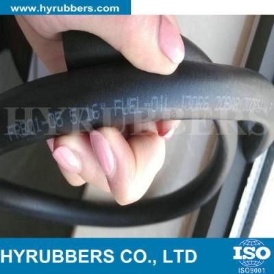 Smooth Surface Fabric Braided Rubber Fuel Hose, Oil Hose